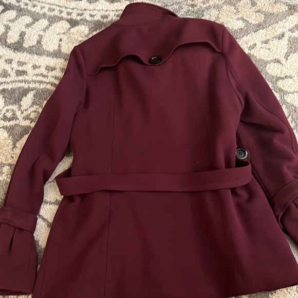 INC International Concepts knit jacket, maroon, size L GUC! - Picture 5 of 6